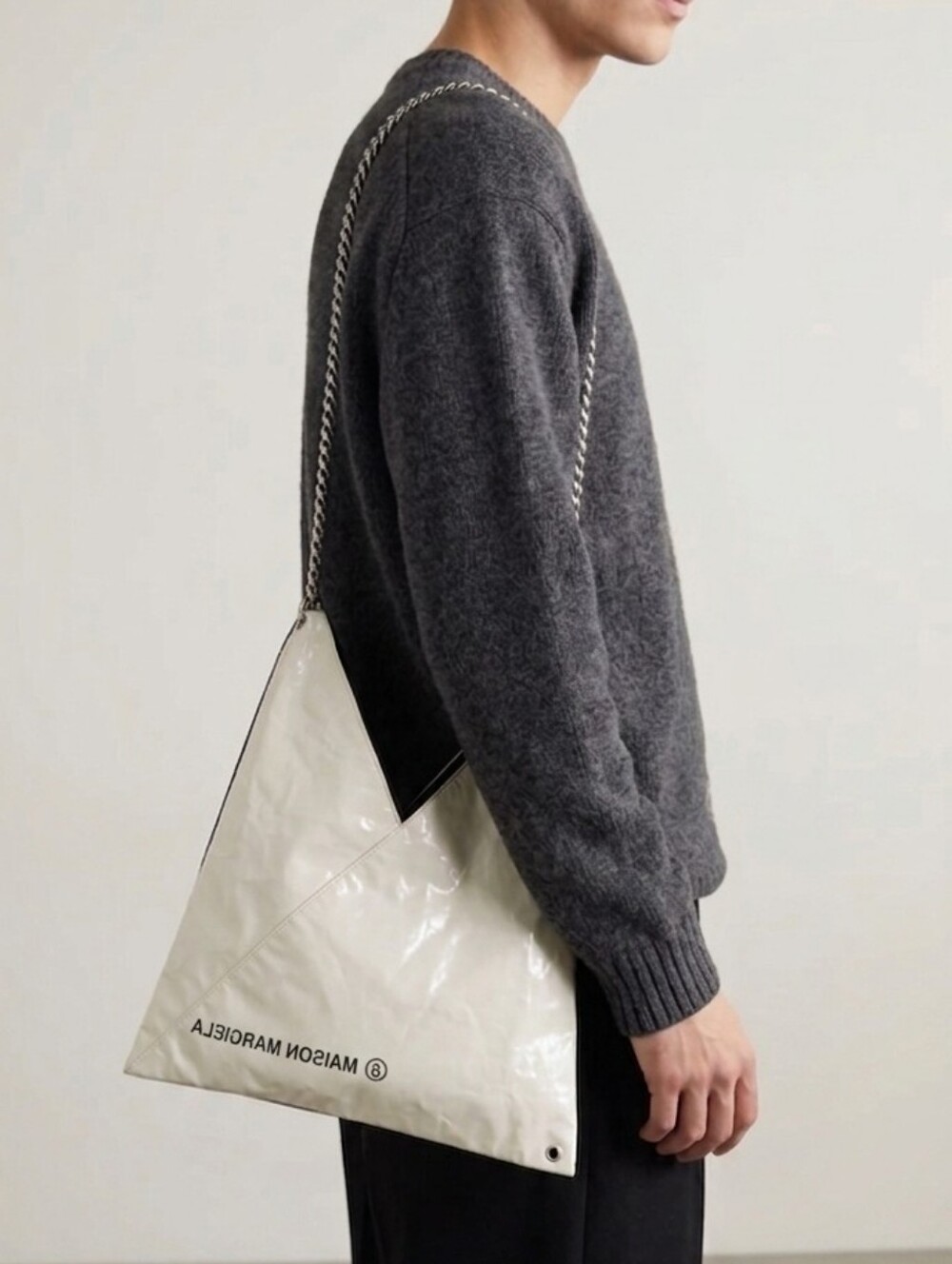 Maison Margiela Shiny Japanese Chain Strap Bag